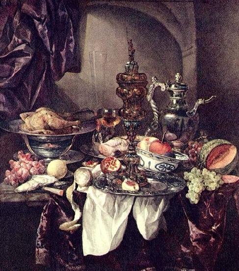 Abraham van Beijeren Still life with fruit France oil painting art